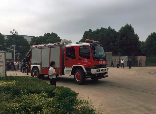 2018年桐城市安全生产（火灾）应急救援演练 在鸿润集团展开